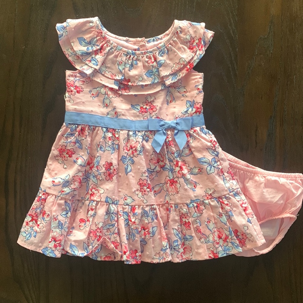 Janie and Jack 6-12 month dress with bloomers
